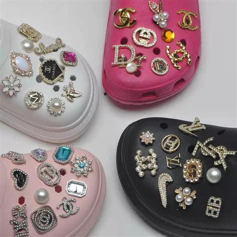 chanel jibbitz for crocs wholesale|pictures of Crocs with charms.